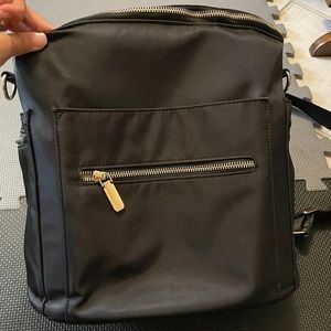 Miss Fong Washable Nylon Black Diaper bag